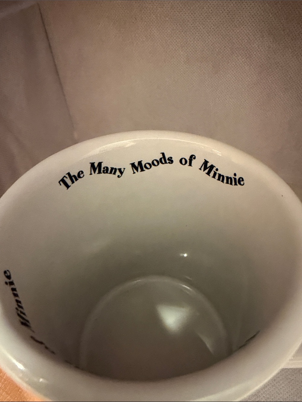 Disney Minnie Mouse Ceramic Mug in White with Red and Yellow Accents - Picture 6 of 8